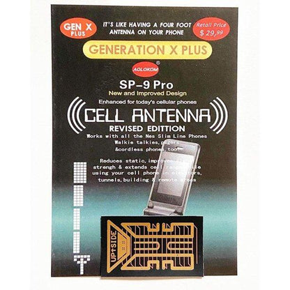 NEW Cell Phone Signal Stickers Outdoor Indoor Mobile Decal 202 Amplifier N9C0 D1U6 (Pack of 4)