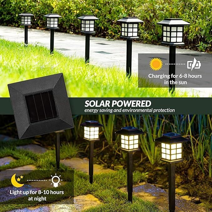 Solar Garden Yard Light (Pack of 6)