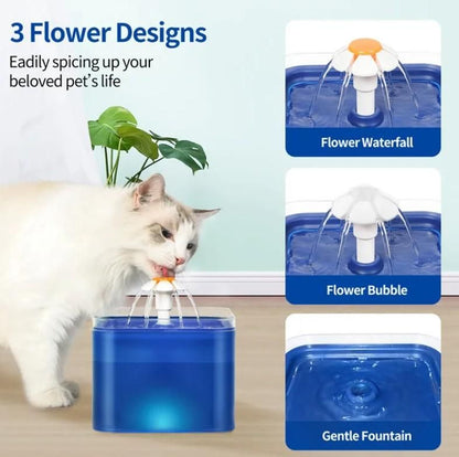 2L Small Pet Water Fountain for Kitten & Small Dogs