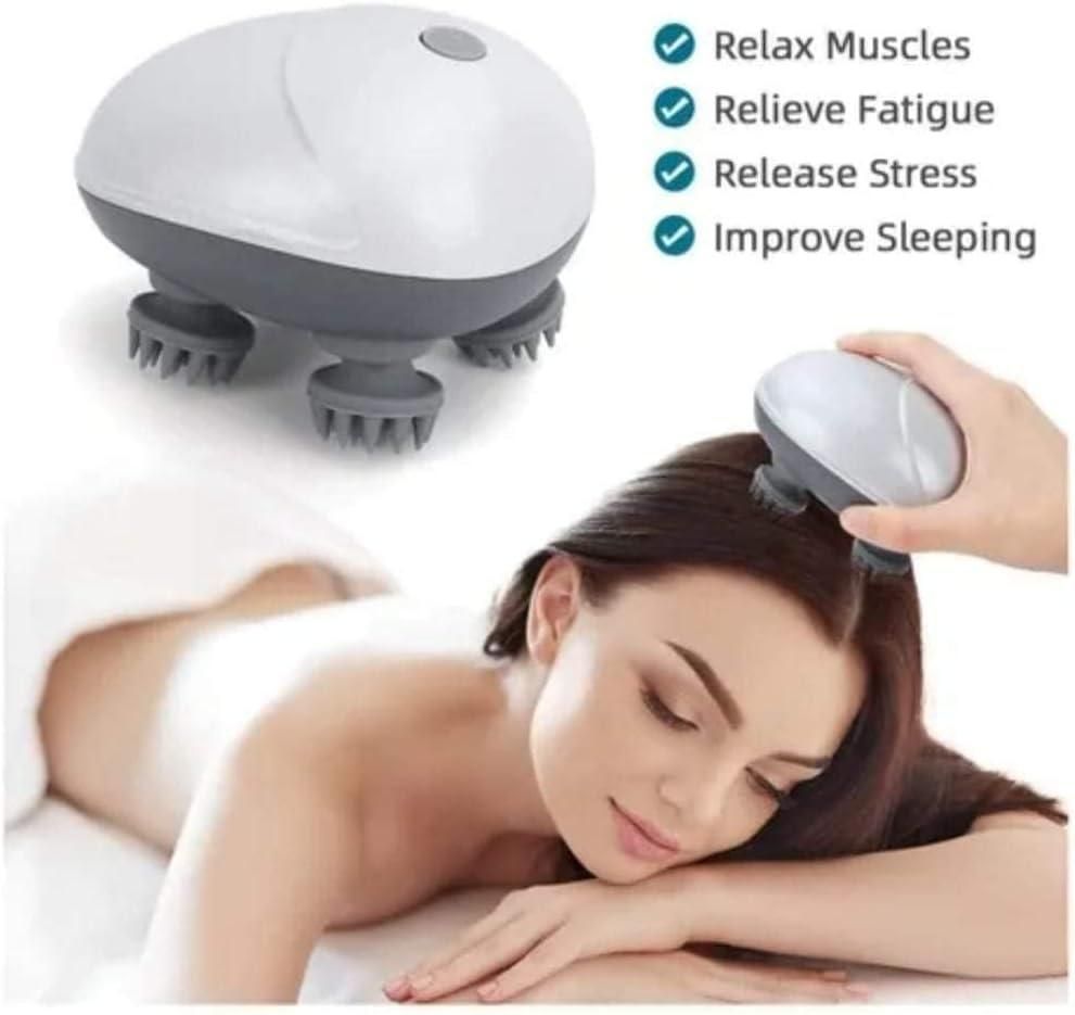 lackme  Portable Head Massager for Hair Growth Deep Clean and Stress Relax