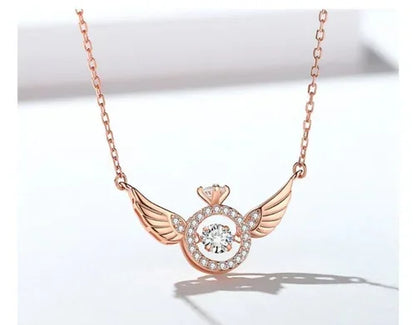 Elegant American Diamond Pendant With Chain